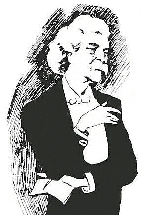 Mark Twain at the Banquet